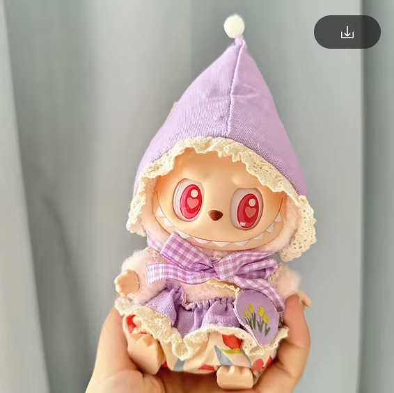 Cottage Girl Dress with Hat