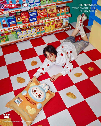 Labubu Chips Pillow - Wacky Mart Series