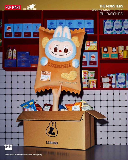 Labubu Chips Pillow - Wacky Mart Series